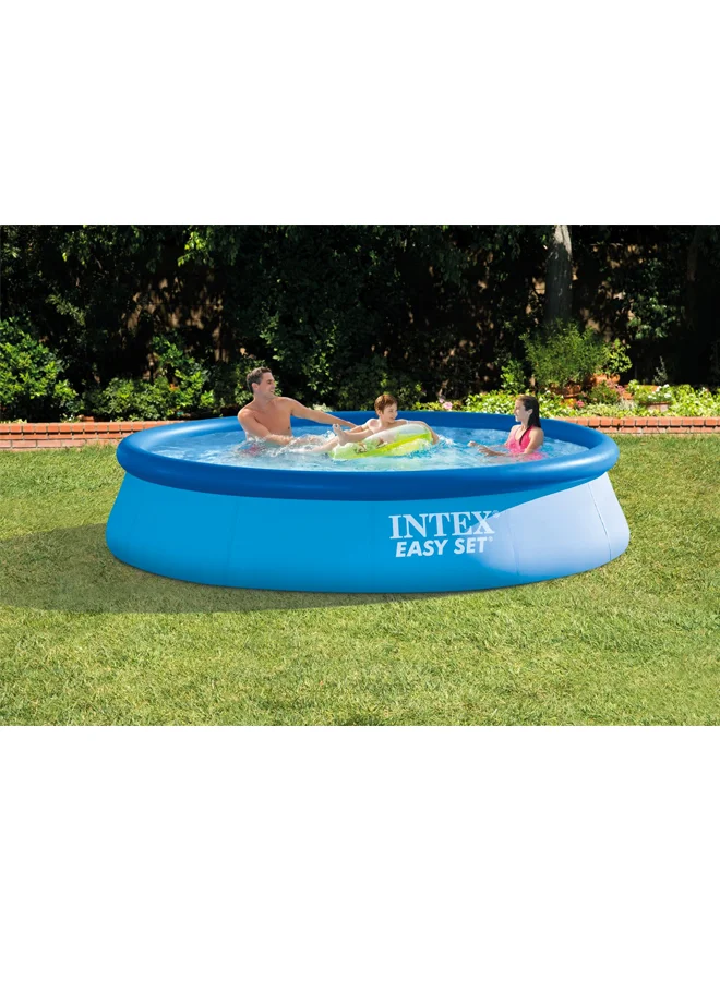 انتكس Easy Set Pool With Water Filter Pump Inflatable Foldable Portable Lightweight Swimming Pool 366x76cm