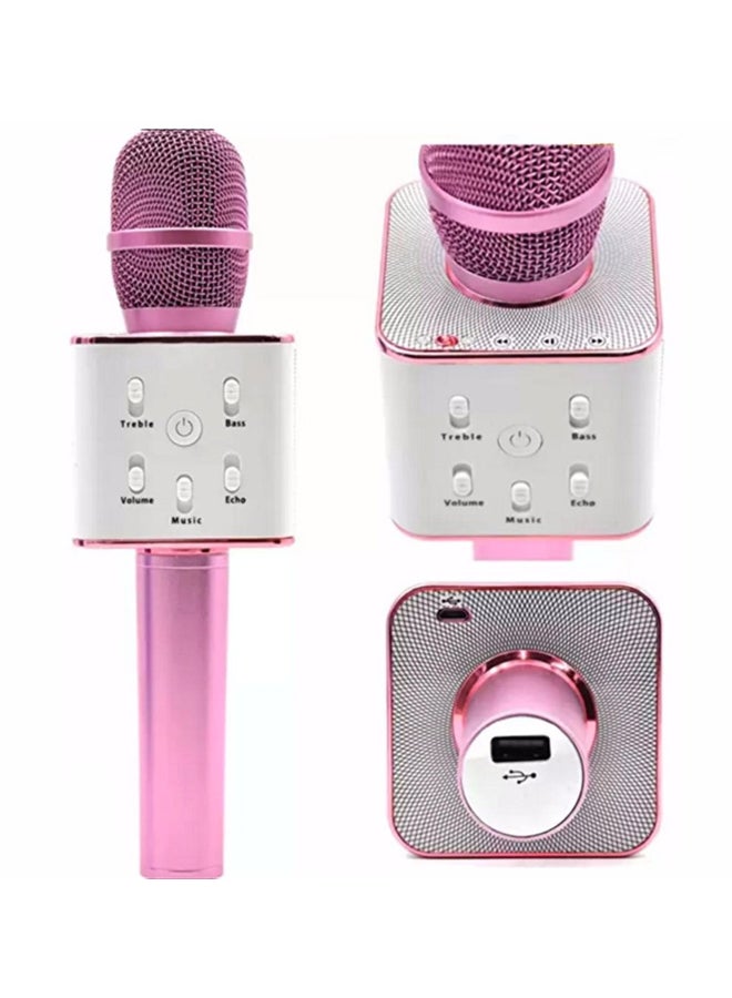 Q7 Bluetooth Microphone Speaker Q7 Pink - Image 3