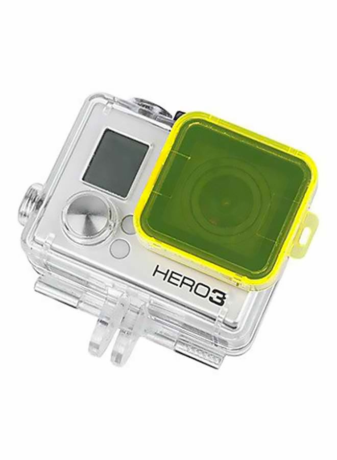 فلتر متكيف قابل للإستعمال تحت البحر مع عدسة ملونة لأجهزة كاميرا GoPro HERO 3+ أصفر  - Image 1