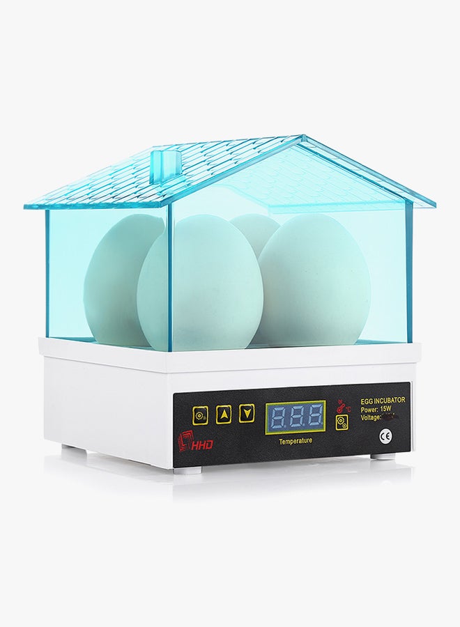 HHD 4-Egg Mini Electric Incubator YZ9-4 Blue/White - Image 2