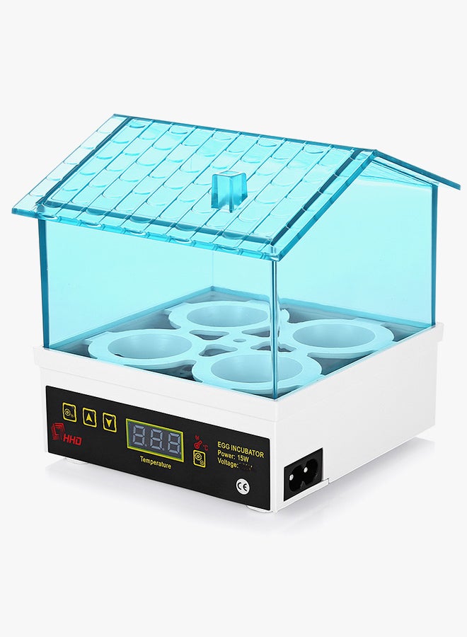 HHD 4-Egg Mini Electric Incubator YZ9-4 Blue/White - Image 3