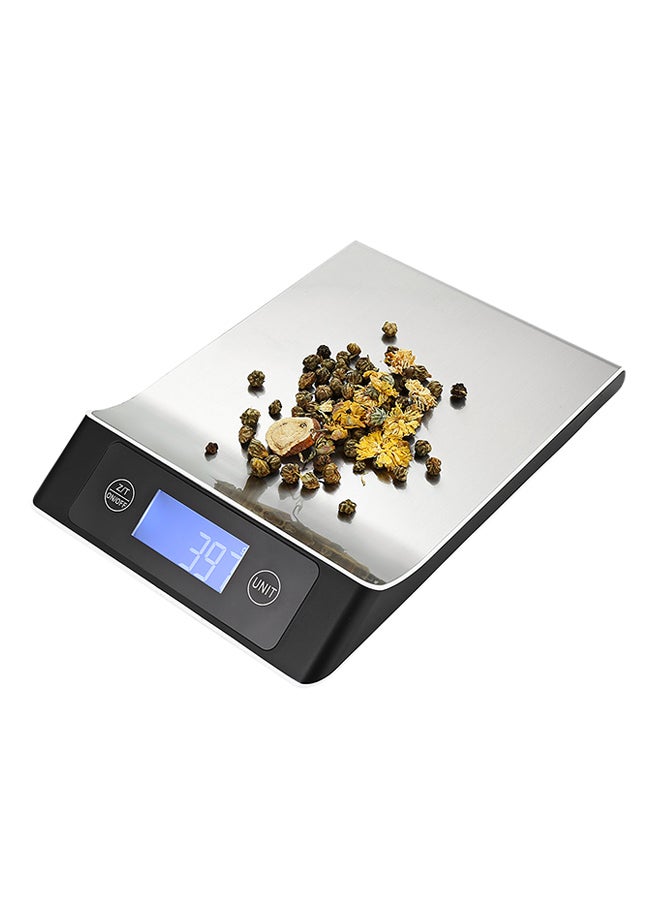 Electronic Digital Kitchen Scale 00NK Silver - Image 1