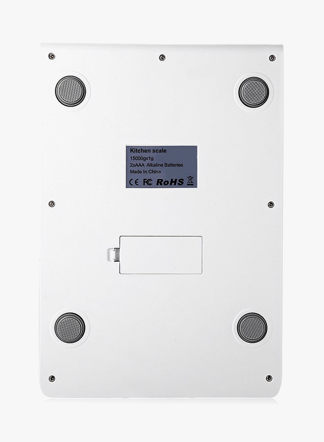 Electronic Digital Kitchen Scale 00NK Silver - Image 4