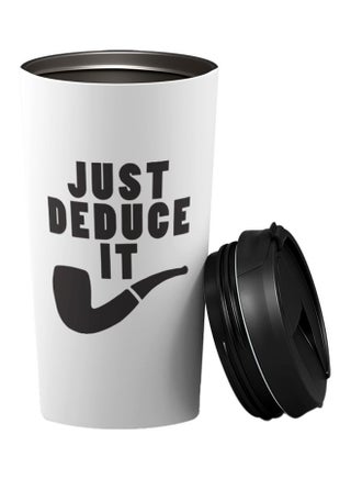 Travel Tumbler With Sip Lid White/Black 9 x 17cm - v1521721049/N13840852A_1