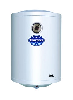 Florence Vertical Electric Water Heater White 50Liters