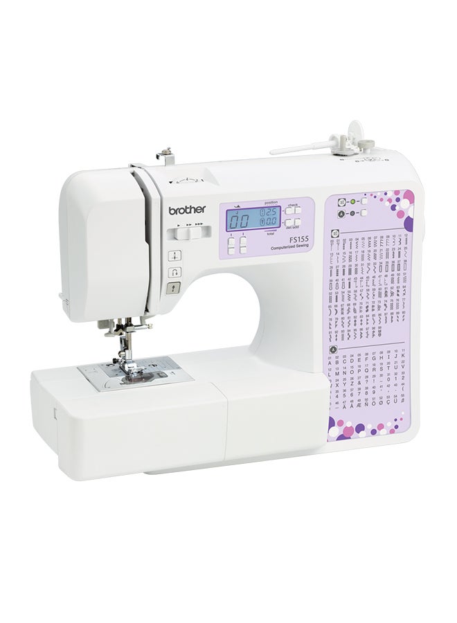 brother - FS155 Computerized Sewing Machine FS 155 White - Image 1