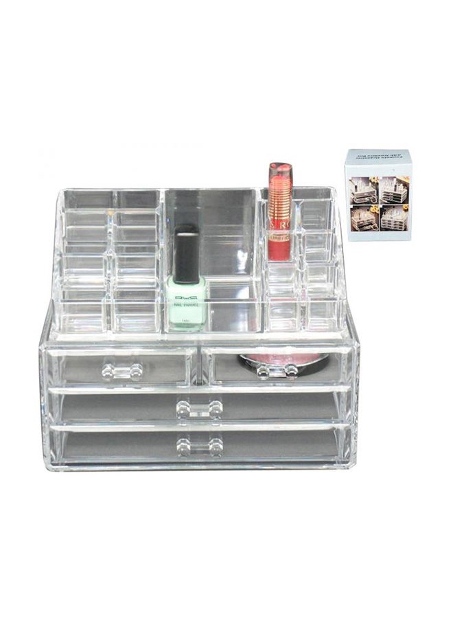 Alhoora Cosmetic Organizer Clear - Image 1