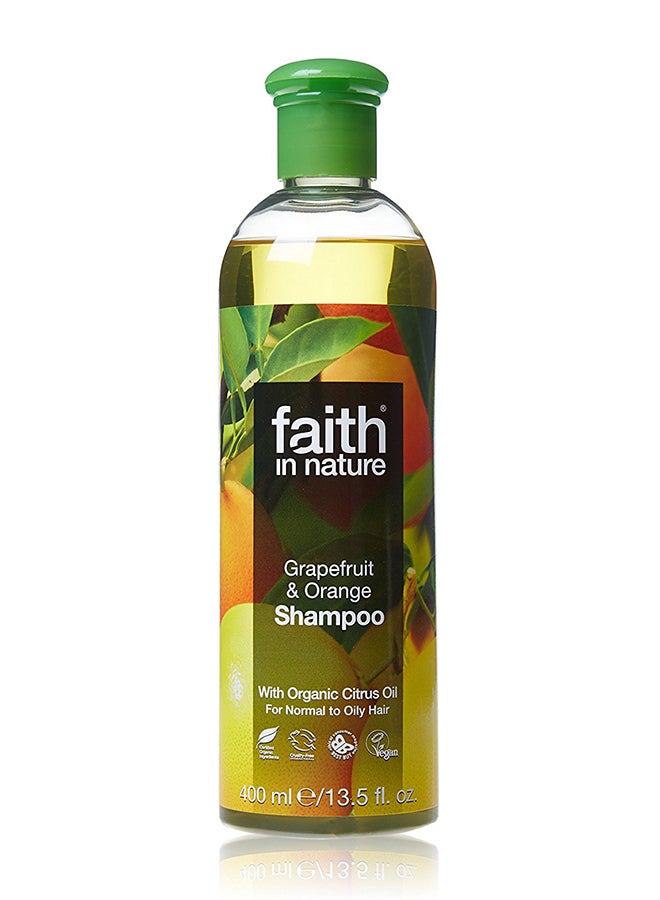 Faith in Nature Grapefruit & Orange Shampoo 400ml  - Image 1