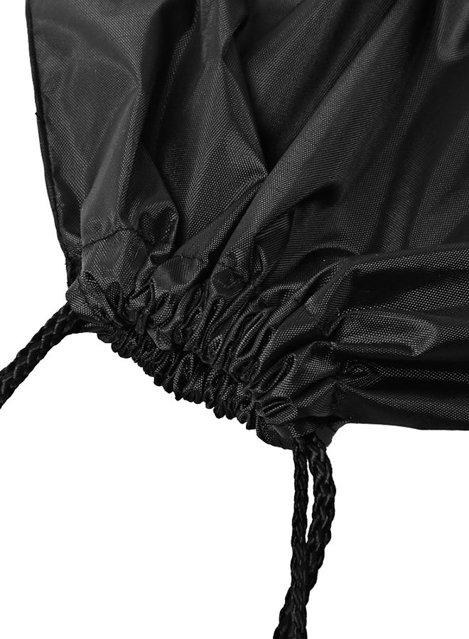 Drawstring Backpack Black - Image 4