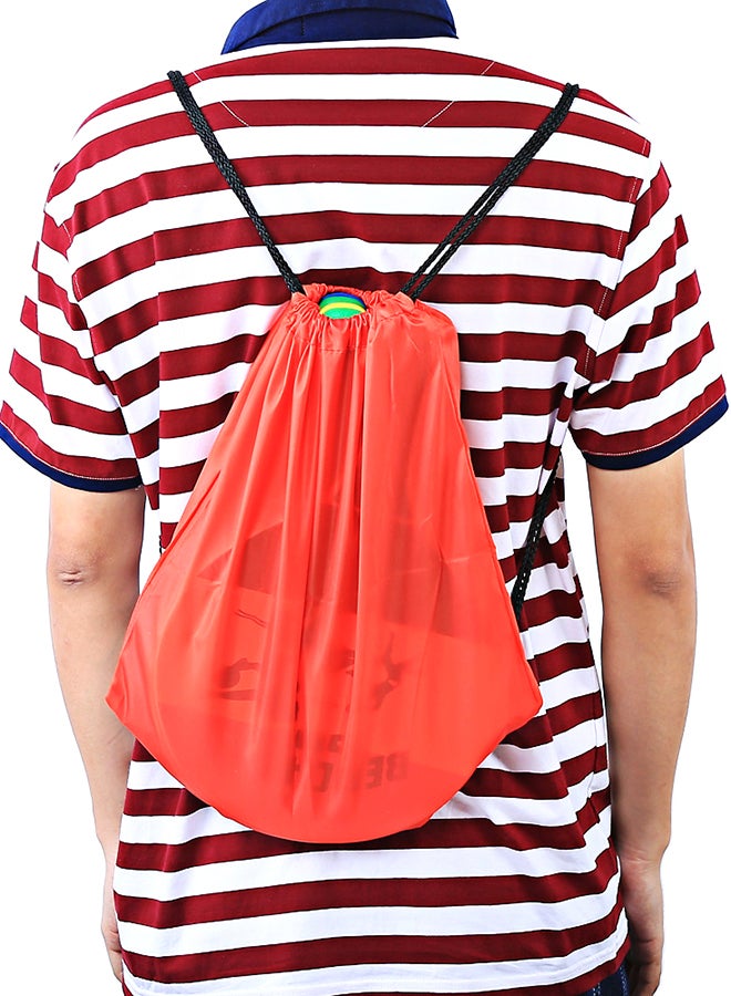Drawstring Backpack Red