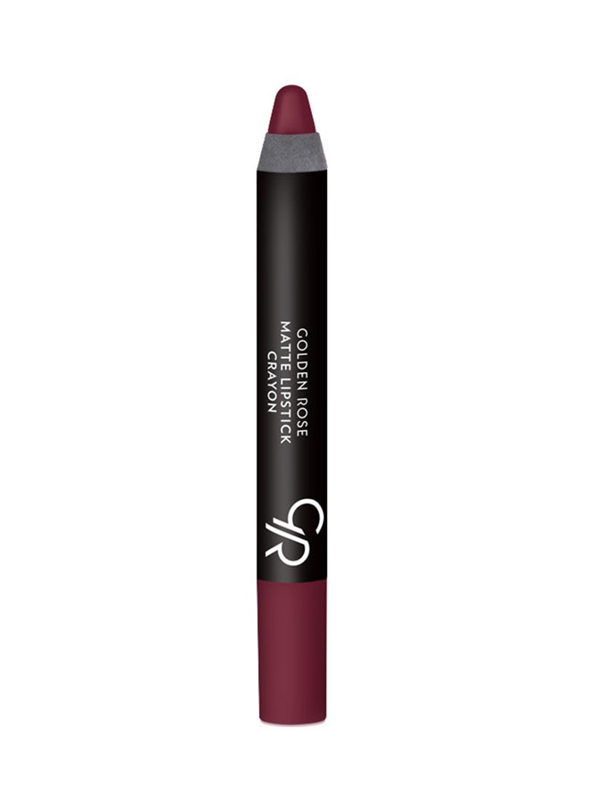 Golden Rose Matte Lipstick Crayon 19 Purple  - Image 1