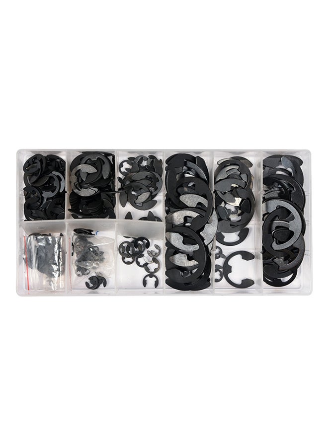 Yato 300-Piece E-Ring Cir clips Assortment Set Black 