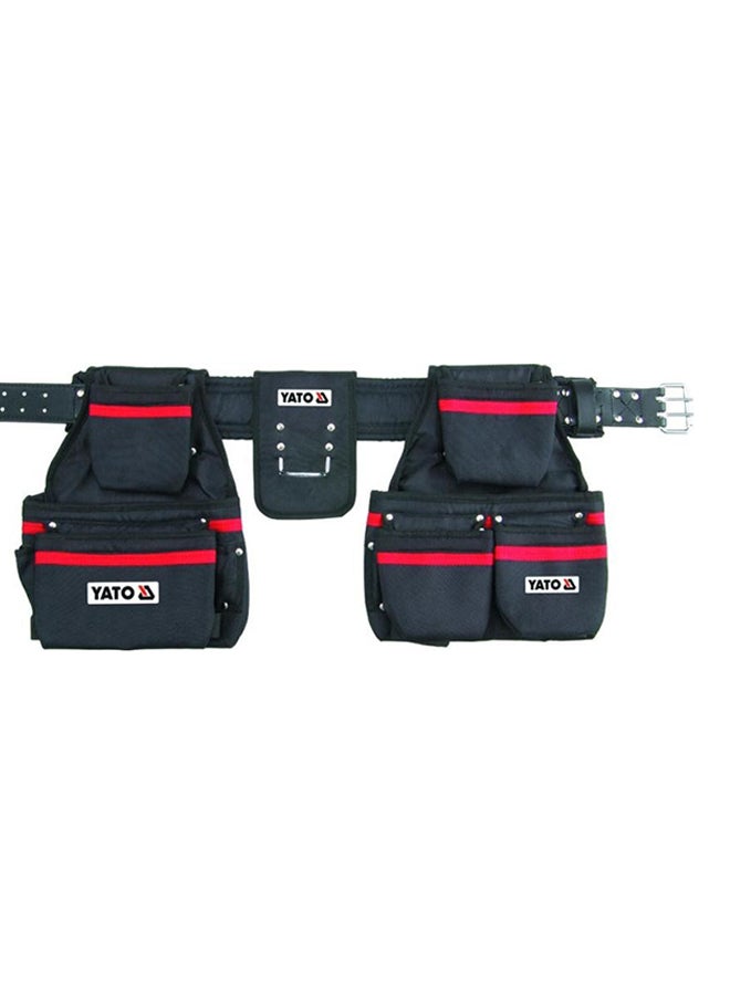 Yato Heavy Duty Nail And Tool Pouch Black/Red 120cm 