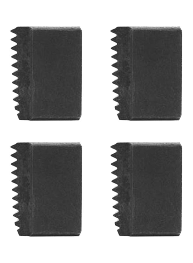 ياتو طقم قطع غيار لشفرات كفة لقم اللولبة المزودة بساقطة من 4 قطع أسود 3/4بوصة