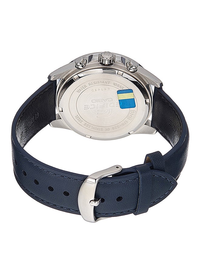 كاسيو ساعة يد إديفيس كرونوغراف طراز EFR-526L-2AVUDF - قياس 43 مم - لون أزرق للرجال - Image 2