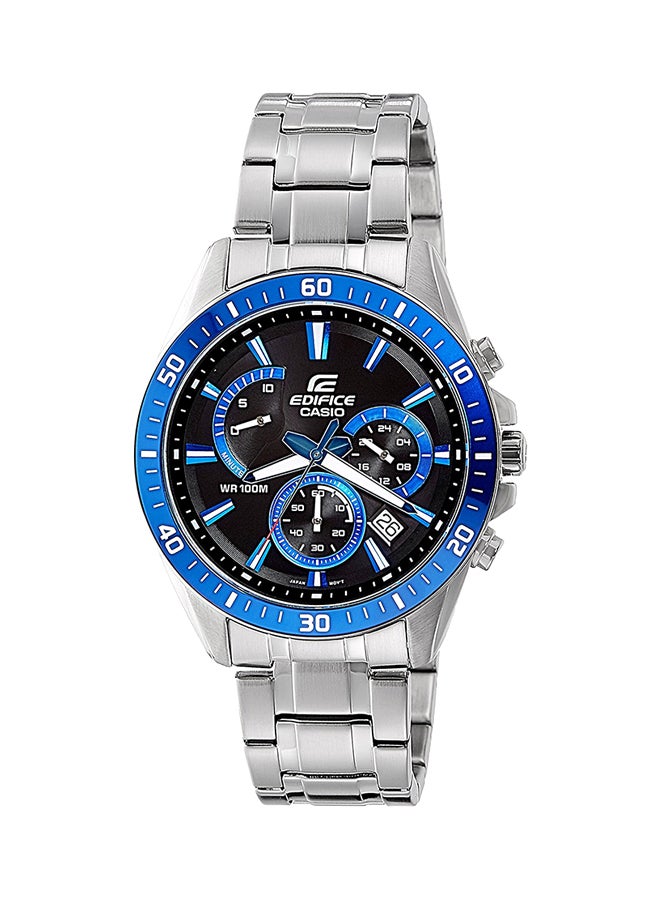 كاسيو ساعة يد بعقارب وسوار من الاستانلس ستيل طراز EFR-552D-1A2VUDF للرجال - Image 1