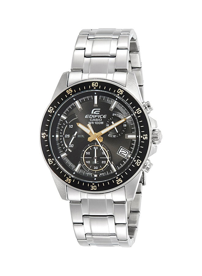 كاسيو ساعة يد إديفيس كرونوغراف طراز EFV-540D-1A9VUDF - قياس 44 مم - لون فضي للرجال - Image 1