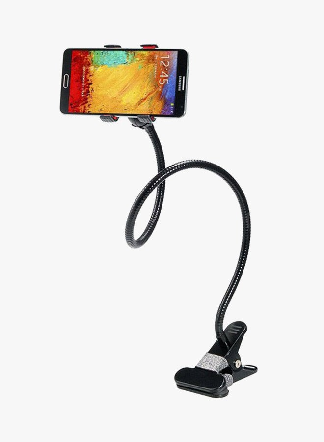 Generic - Lazy Bracket Mobile Phone Stand With Holder Clip Black - Image 1