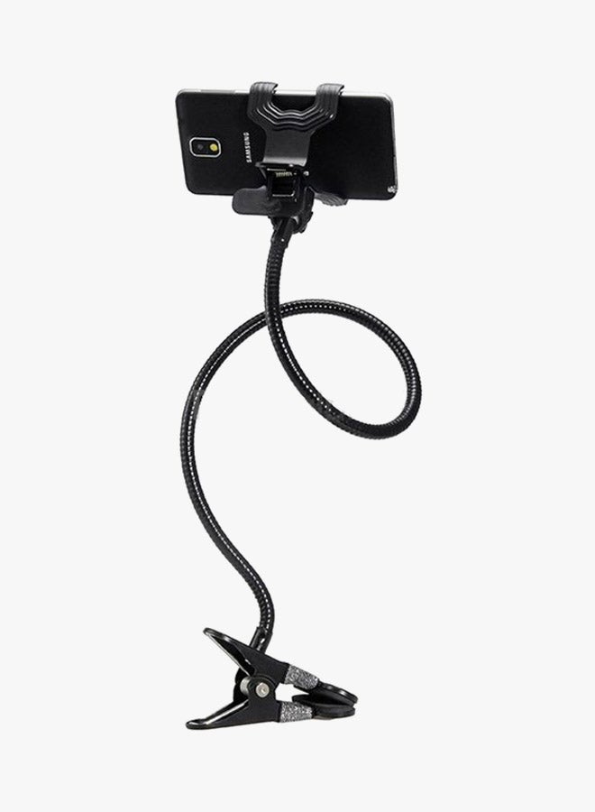 Generic - Lazy Bracket Mobile Phone Stand With Holder Clip Black - Image 1