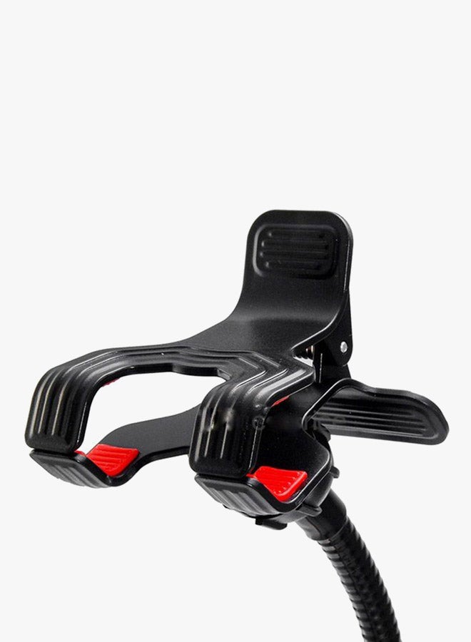 Generic - Lazy Bracket Mobile Phone Stand With Holder Clip Black - Image 1