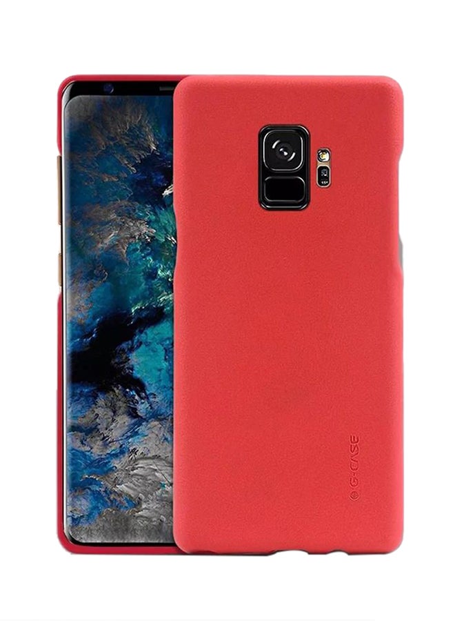 G-CASE Noble Back Case Cover For Samsung Galaxy S9 Red - Image 1