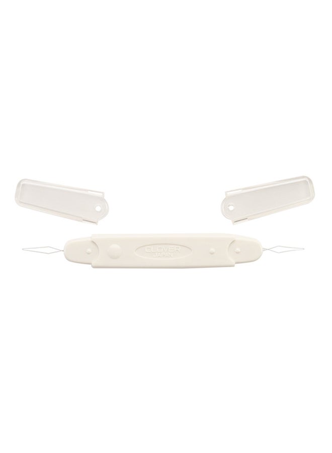 Clover Double Needle Threader MSM-2591 MSM-2591 White - Image 2