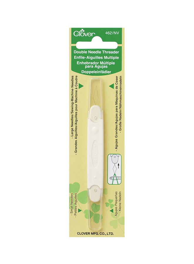 Clover Double Needle Threader MSM-2591 MSM-2591 White - Image 3