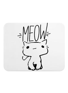 LOUD UNIVERSE Flexible Non-Slip Thick Neoprene Mousepad Meow Cute Little Cat 