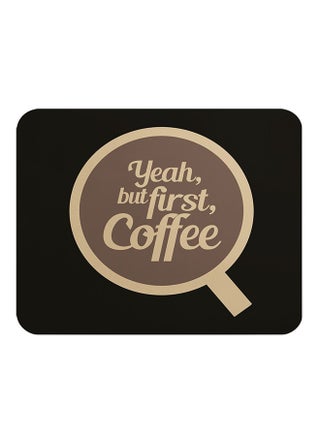 Flexible Non-Slip Thick Neoprene Mousepad Black/Brown - v1521815640/N13850387A_1