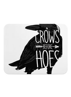 LOUD UNIVERSE Flexible Non-Slip Thick Neoprene Mousepad Crows Before Hoes Game Of Thrones Jon Snow The Wall 
