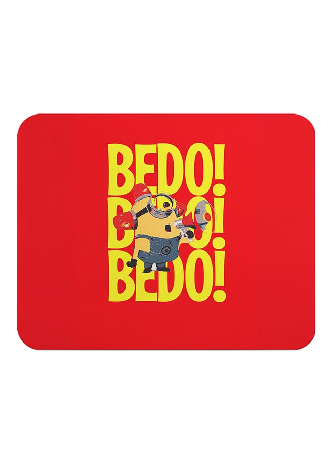 LOUD UNIVERSE - Flexible Non-Slip Thick Neoprene Mousepad Minions Bedo Bedo Bedo Fire Station - Image 1