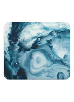 LOUD UNIVERSE Flexible Non-Slip Thick Neoprene Mousepad Blue Granite Marble Print 