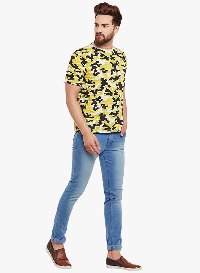 Visavi Camouflage T shirt Green/Yellow/Black - Image 5