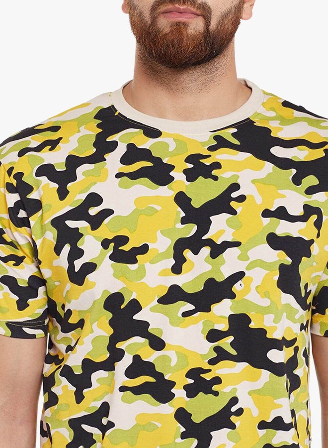 Camouflage T shirt Green/Yellow/Black - v1521962133/N13817939V_6