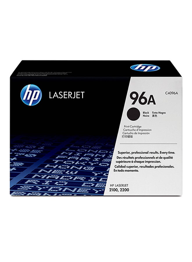 HP خرطوشة حبر طراز 96A لطابعة ليزر جيت أسود