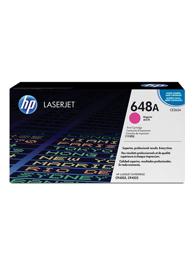 HP 648A LaserJet Toner Cartridge Magenta