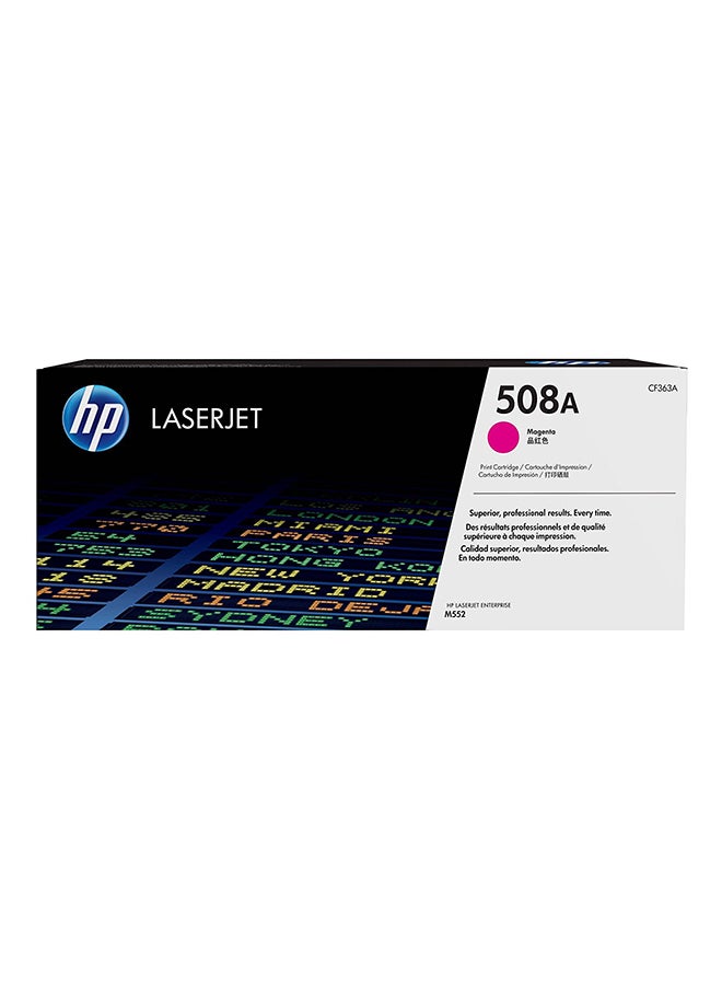 HP 508A LaserJet Toner Cartridge Magenta