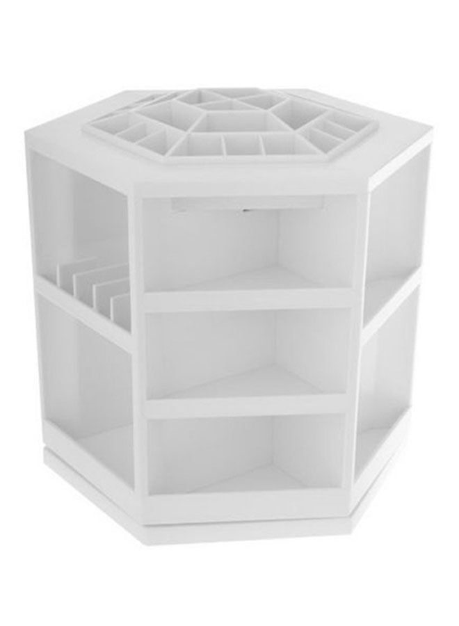 Spinning Cosmetic Organizer White - Image 1
