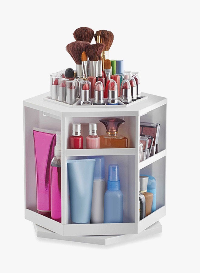 Spinning Cosmetic Organizer White - Image 2