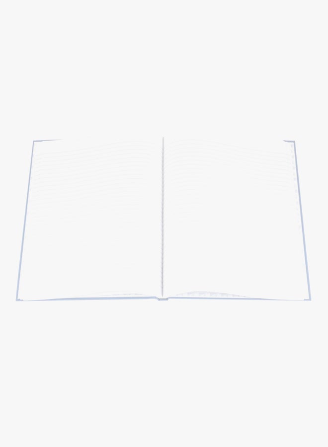 Psi - Ruled Manuscript Foolscap Book Blue - Image 1