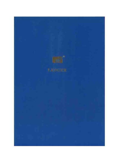 دفتر حسابات أزرق
