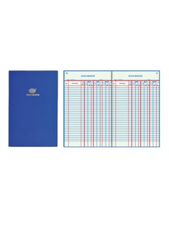 Psi Stock Register Book Blue 