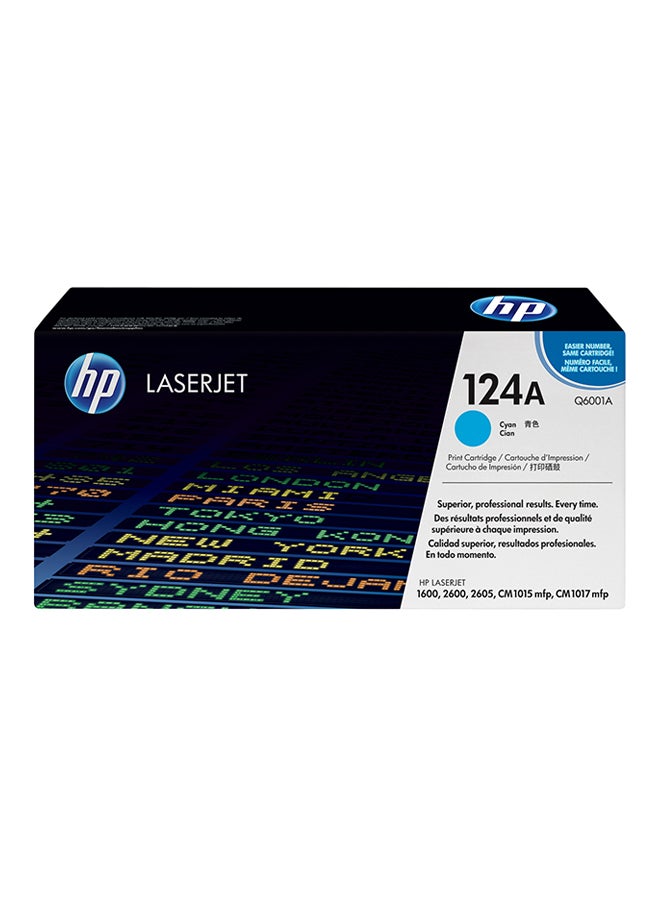 HP 124A Original LaserJet Toner Cartridge Cyan