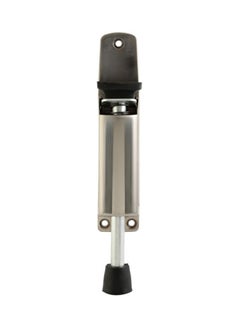 ACS Heavy Foot Door Stopper Silver 7x1.75x2inch  - Image 1
