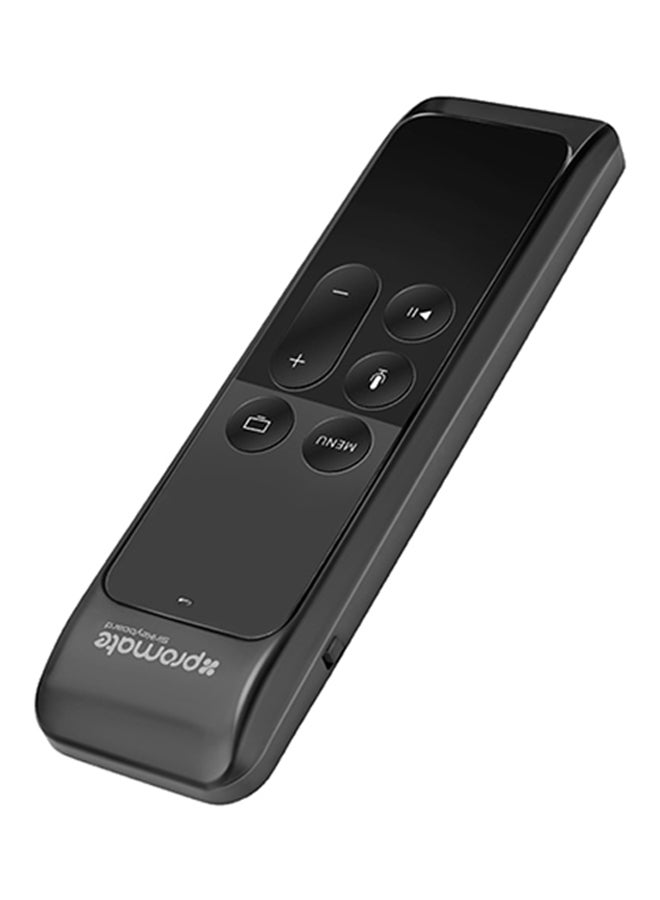 PROMATE - Apple TV Remote Keyboard, Portable Bluetooth Wireless Mini Keyboard with Comfortable Silent Intuitive Keys and Protective Frame for Type, Search, Apple TV 4k, Apple TV 4, SiriKeyboard Black - Image 1