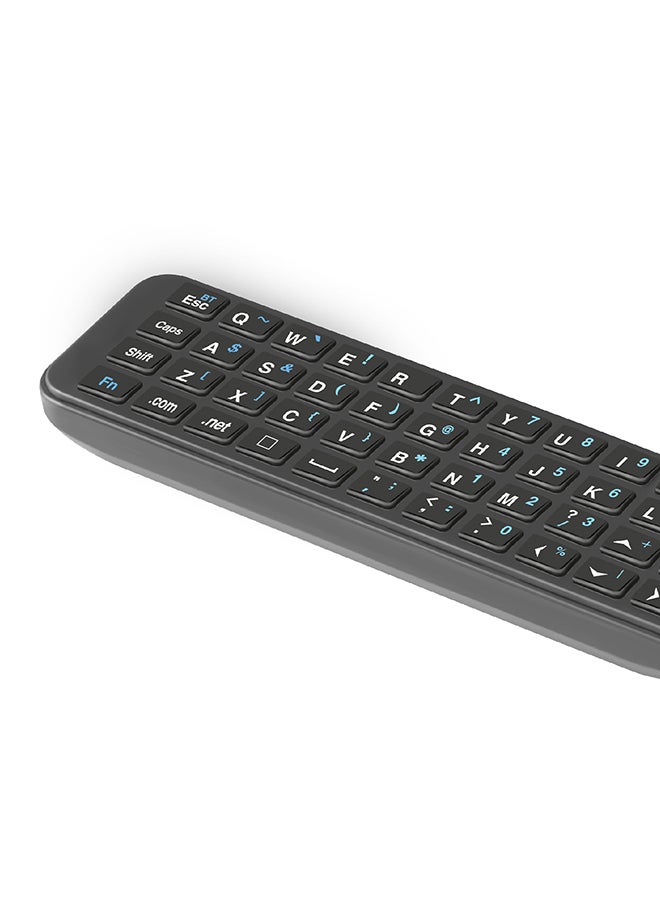 PROMATE - Apple TV Remote Keyboard, Portable Bluetooth Wireless Mini Keyboard with Comfortable Silent Intuitive Keys and Protective Frame for Type, Search, Apple TV 4k, Apple TV 4, SiriKeyboard Black - Image 1