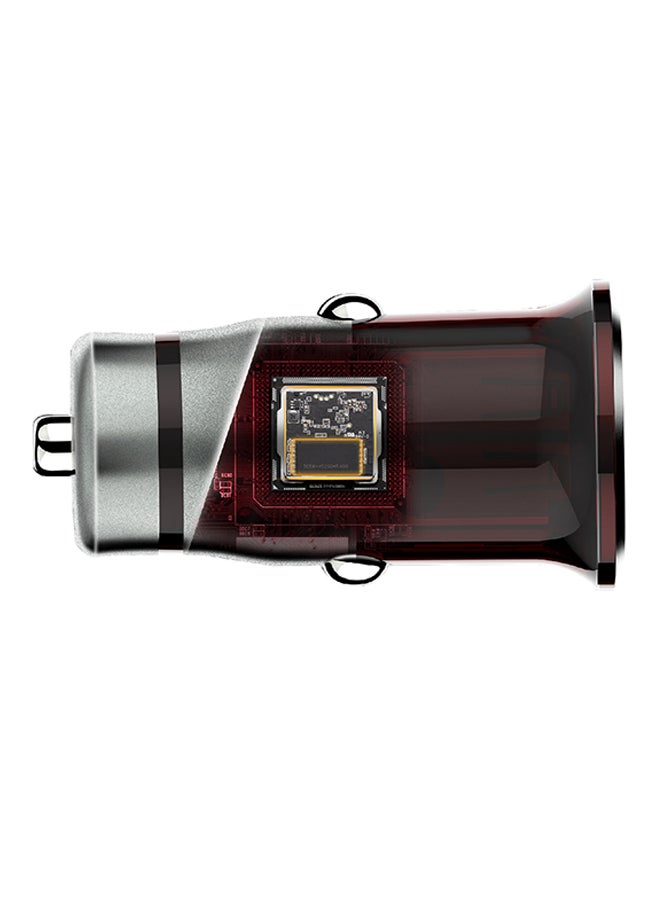 بروميت شاحن سيارة كولكوم سريع الشحن 3.0 أسود - Image 4