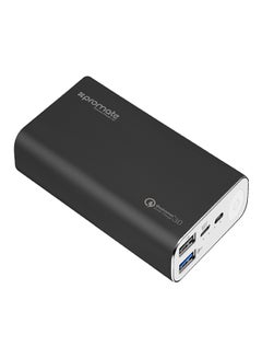 10000.0 mAh Qualcomm Quick Charge 3.0 Power Bank Black