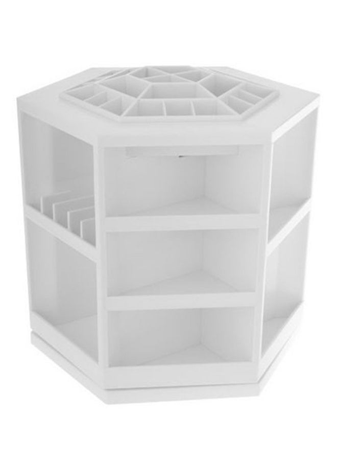 360 Degree Make Up Organizer Box White