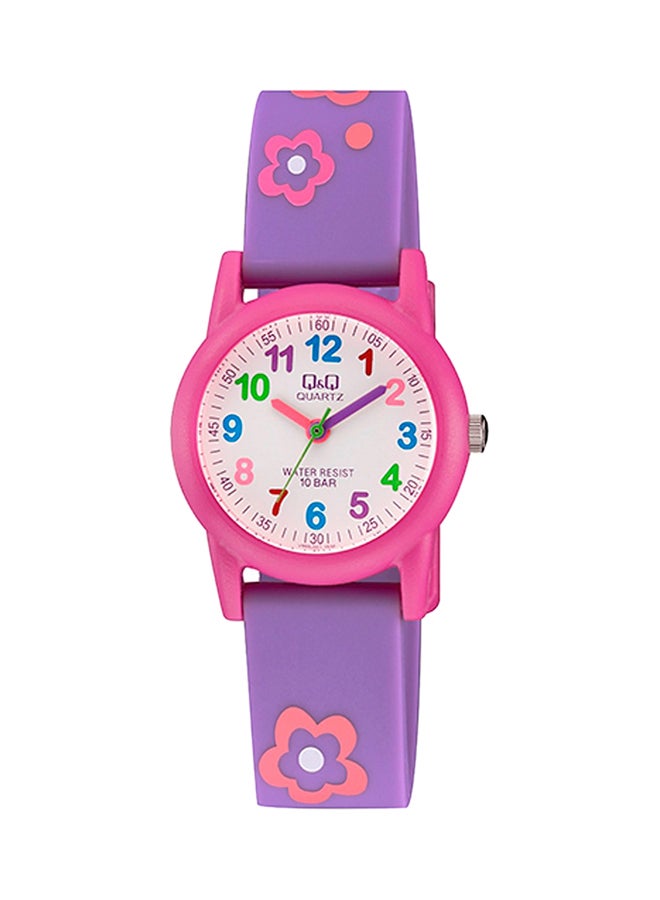 Q&Q - Girls' Water Resistant Analog Watch VR99j001Y - Image 1